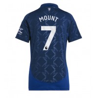 Camiseta Manchester United Mason Mount #7 Visitante Equipación para mujer 2024-25 manga corta